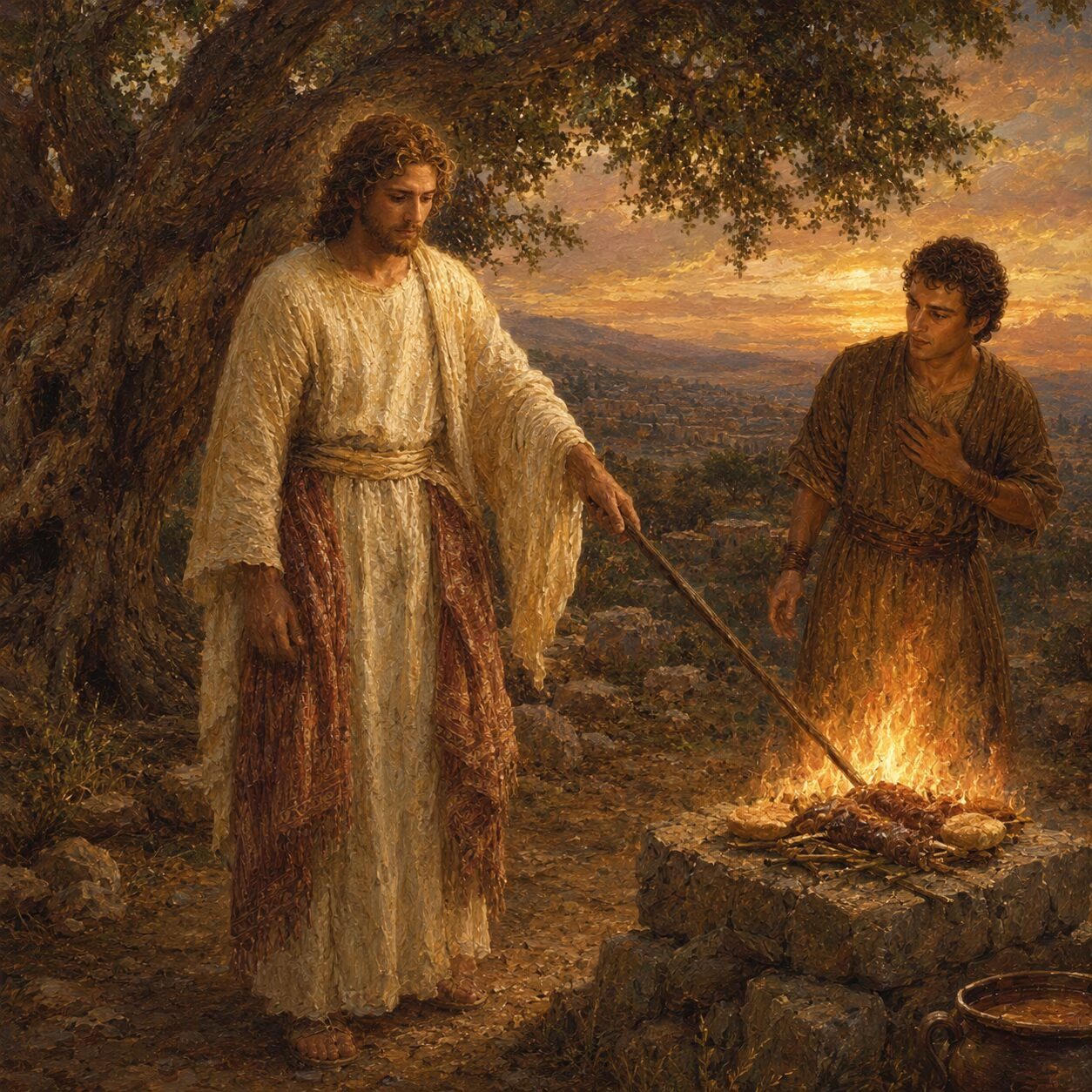 The Story of Gideon with the Angel of the Lord